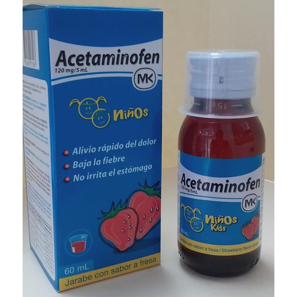 Acetaminofen MK 120mg/5ml x 60ml